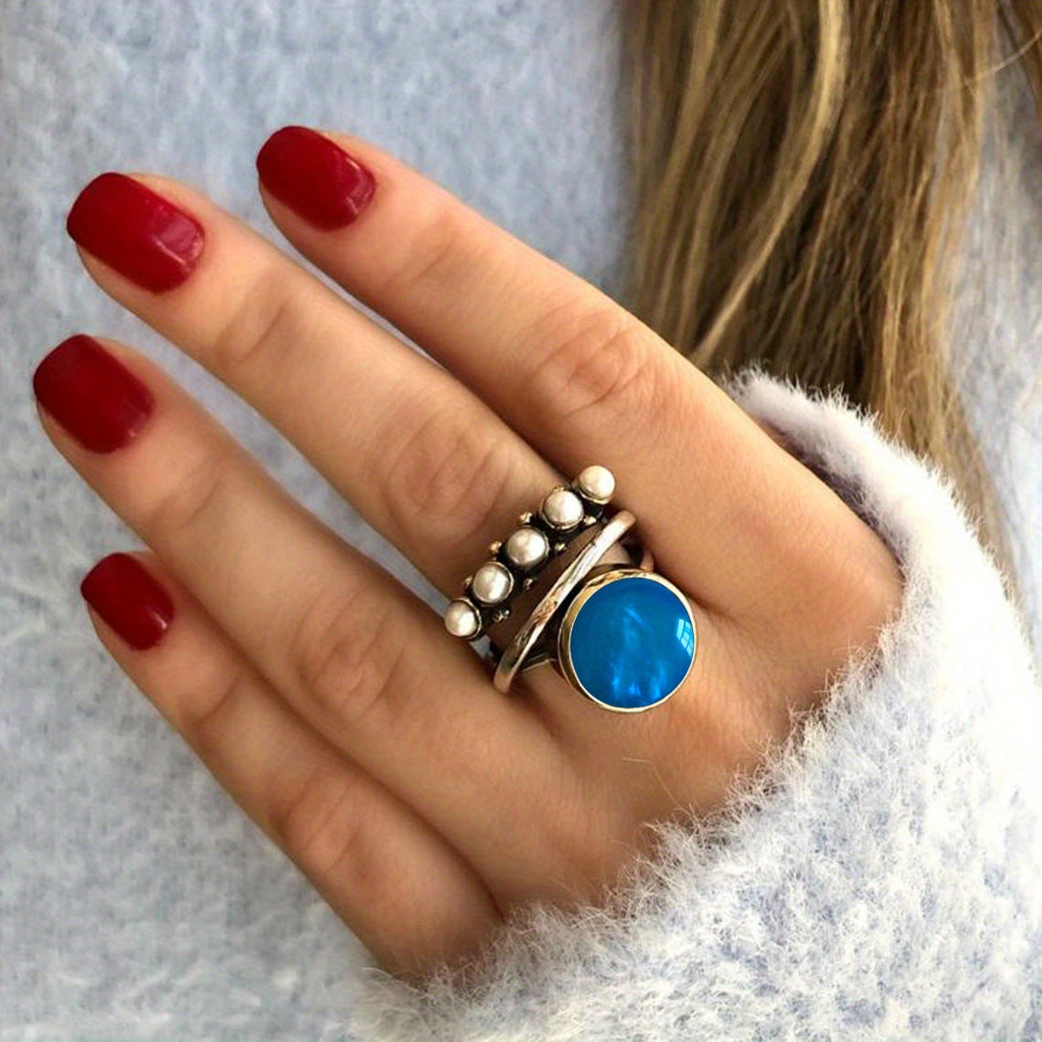 Stunning Pearl Ring for Daily Wear