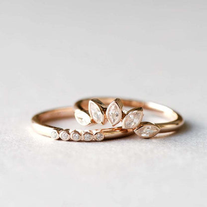 Delicate Artisan Gold Ring