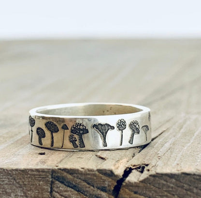 Delicate Artisan Silver Ring