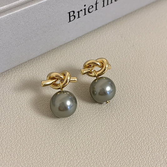 Delicate Artisan Pearl Earring