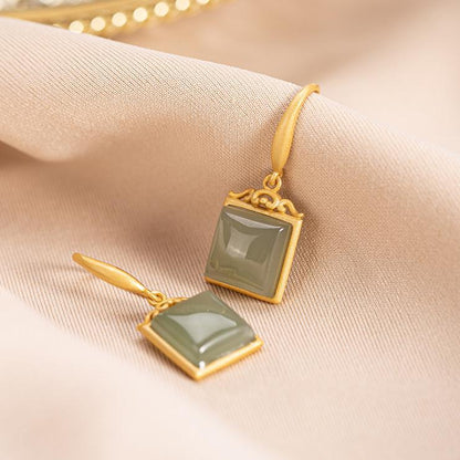 Vintage Handmade Gold Earring