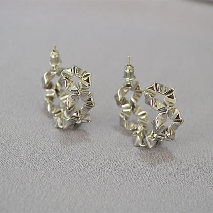 Classic Silver Earring with Timeless Appeal