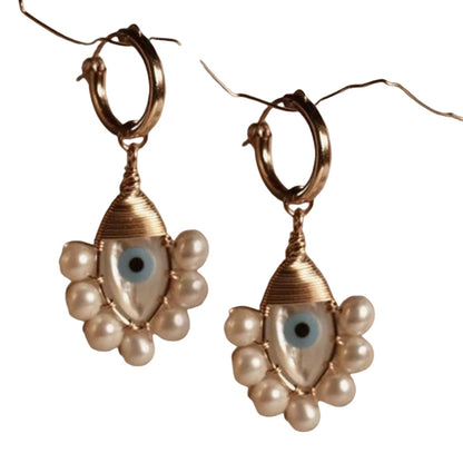 Vintage Handmade Gold Earring
