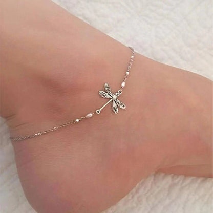 Delicate Artisan Pearl Anklet