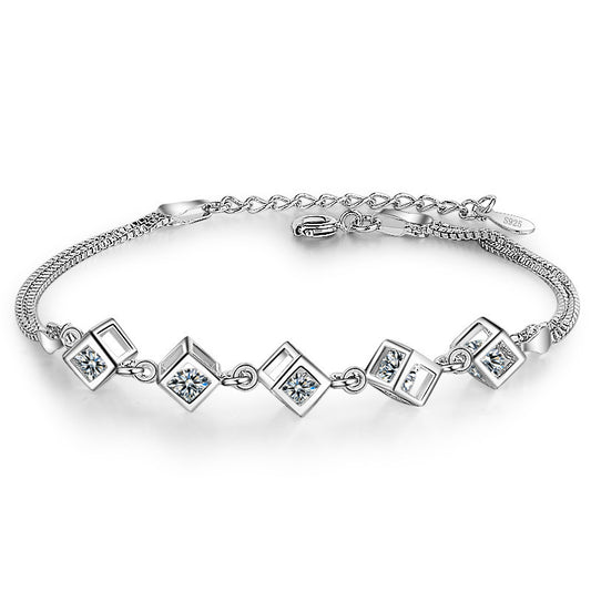 Beautiful Silver Bracelet with Unique Style