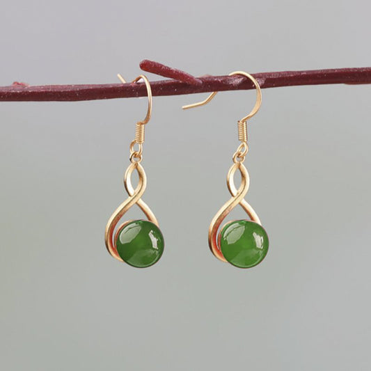 Delicate Artisan Gold Earring