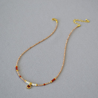 Delicate Artisan Pearl Necklace