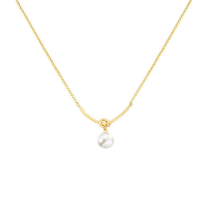 Delicate Artisan Pearl Necklace