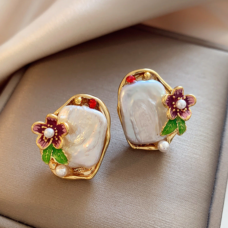 Vintage Handmade Pearl Earring