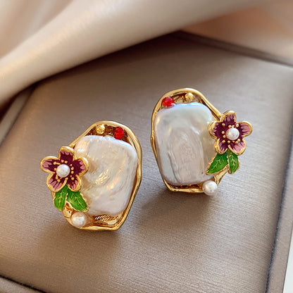 Vintage Handmade Pearl Earring