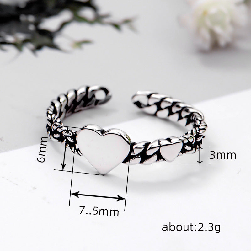 Delicate Artisan Silver Ring