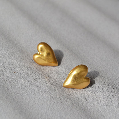 Vintage Handmade Gold Earring