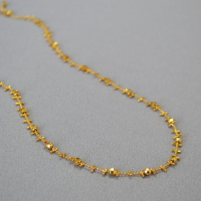 Delicate Artisan Gold Necklace