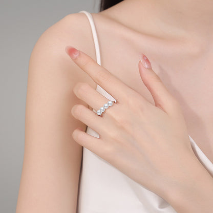 Stunning Pearl Ring for Daily Wear