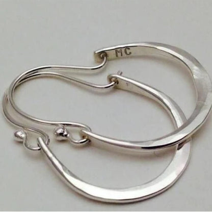 Vintage Handmade Silver Earring