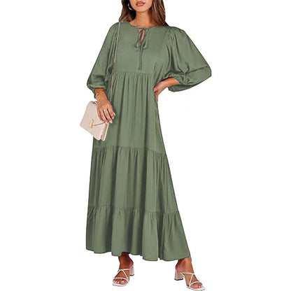 KS | Long-sleeved midi dress with tuxedos