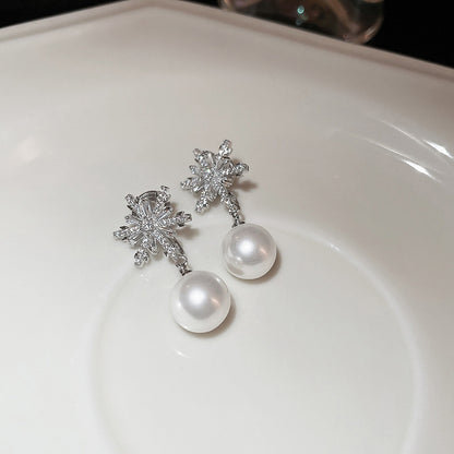 Delicate Artisan Pearl Earring
