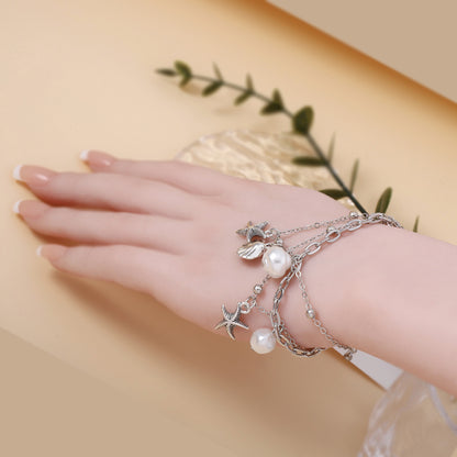 Delicate Artisan Pearl Bracelet