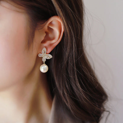 Vintage Handmade Pearl Earring