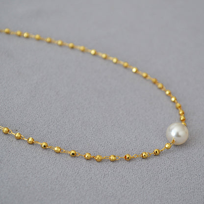 Vintage Handmade Gold Necklace