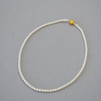Delicate Artisan Pearl Necklace