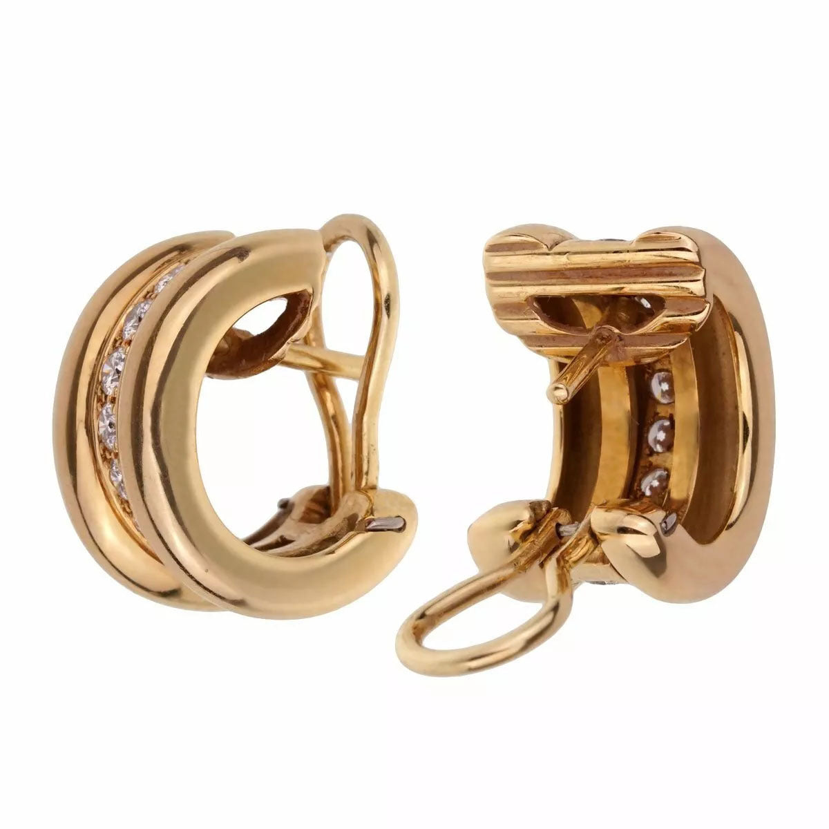 Vintage Handmade Gold Earring