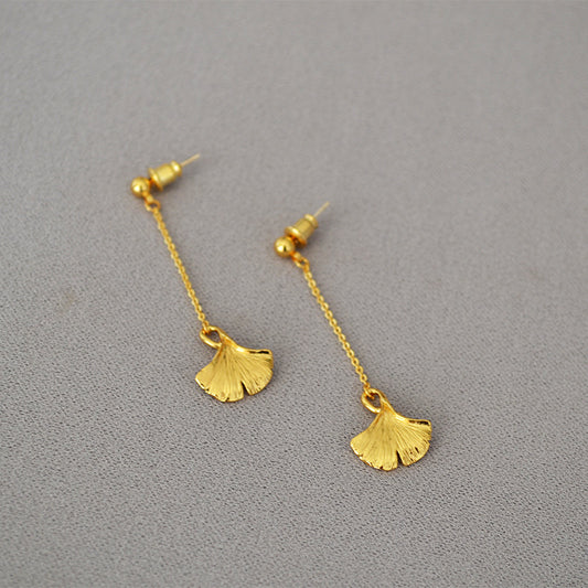 Vintage Handmade Gold Earring