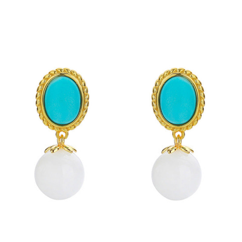 Vintage Handmade Gold Earring