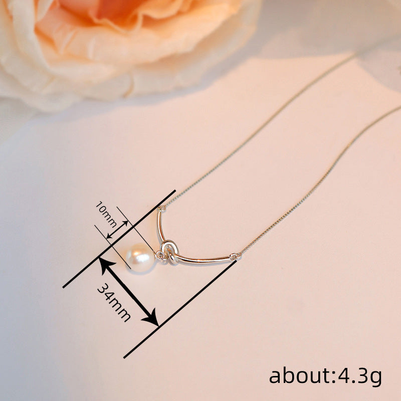 Delicate Artisan Pearl Necklace
