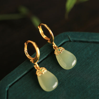 Delicate Artisan Gold Earring