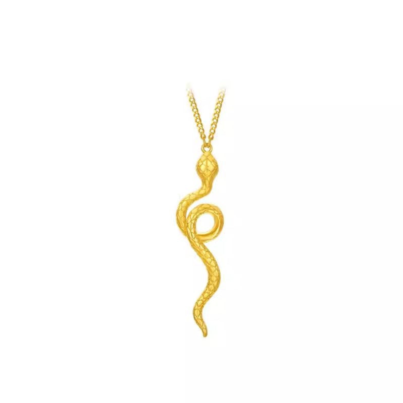 Vintage Handmade Gold Necklace