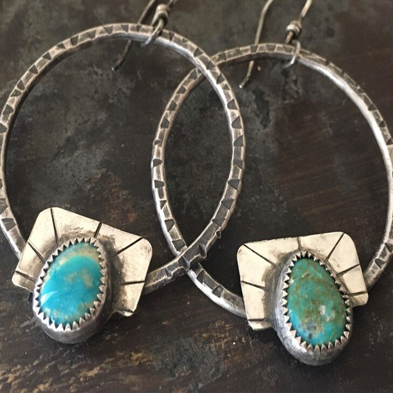 Vintage Handmade Silver Earring