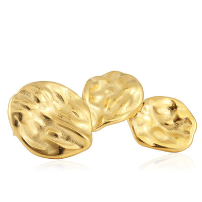 Delicate Artisan Gold Earring