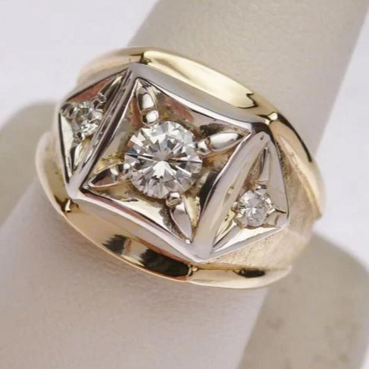 Delicate Artisan Gold Ring