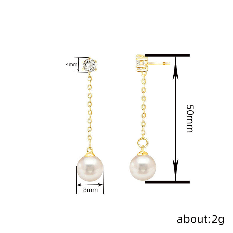 Delicate Artisan Pearl Earring