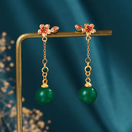 Vintage Handmade Gold Earring