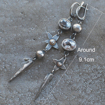 Beautiful Silver Earring with Unique Style