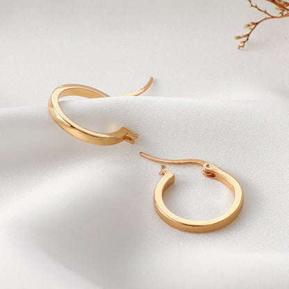 Delicate Artisan Gold Earring