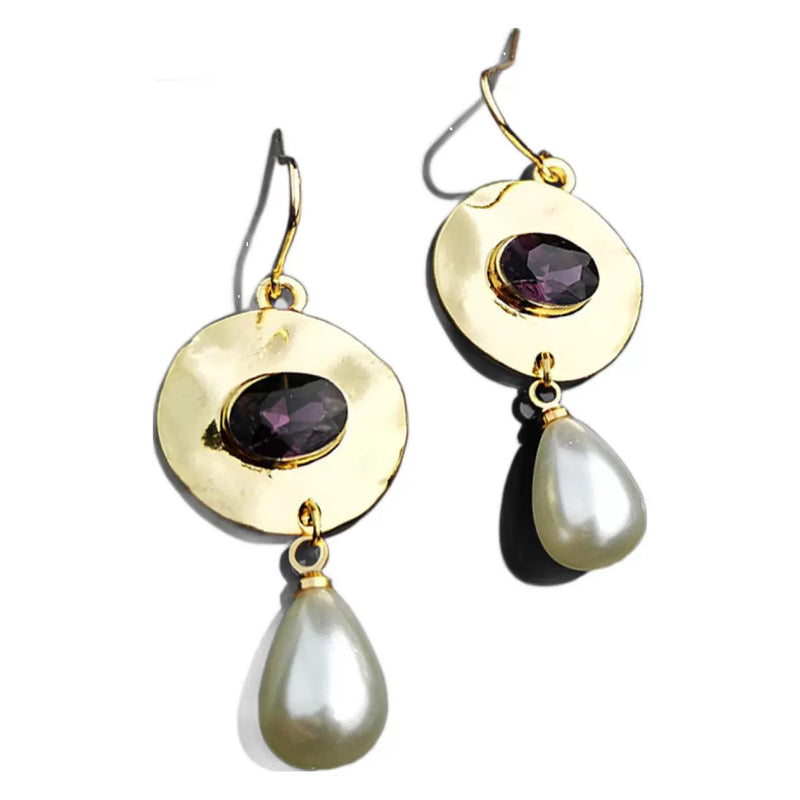 Delicate Artisan Pearl Earring
