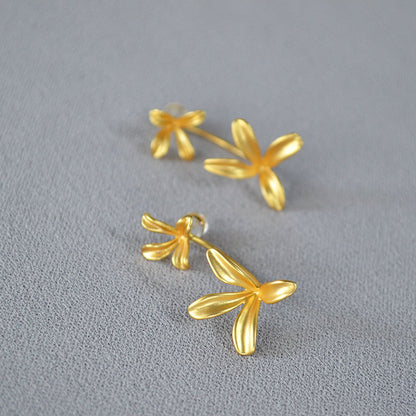 Delicate Artisan Silver Earring