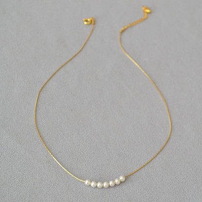 Vintage Handmade Gold Necklace