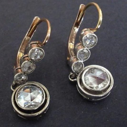 Vintage Handmade Gold Earring