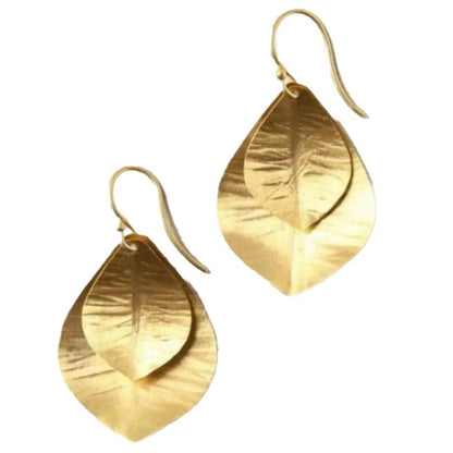 Vintage Handmade Gold Earring