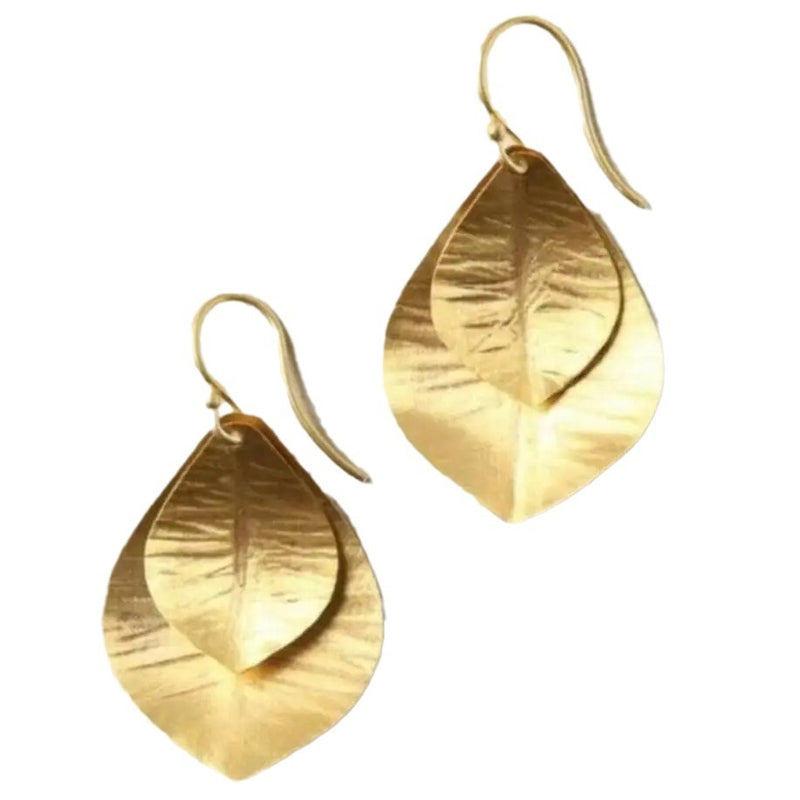 Vintage Handmade Gold Earring