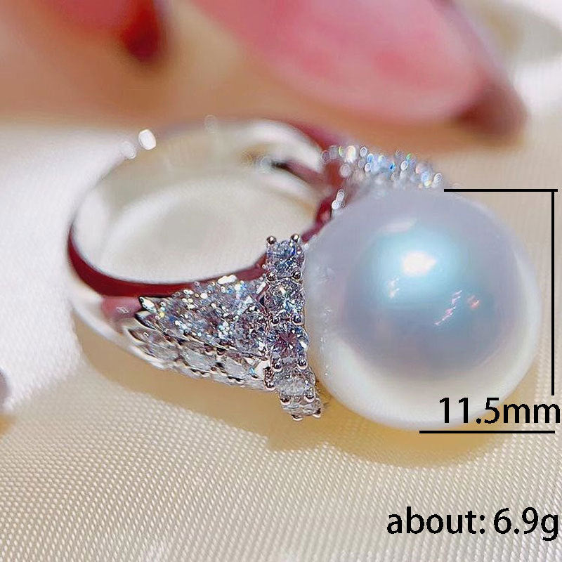 Romantic Pearl Ring for Special Moments