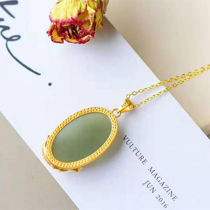 Delicate Artisan Gold Pendant