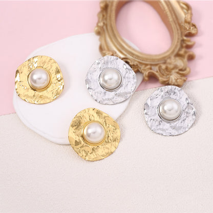 Delicate Artisan Pearl Earring
