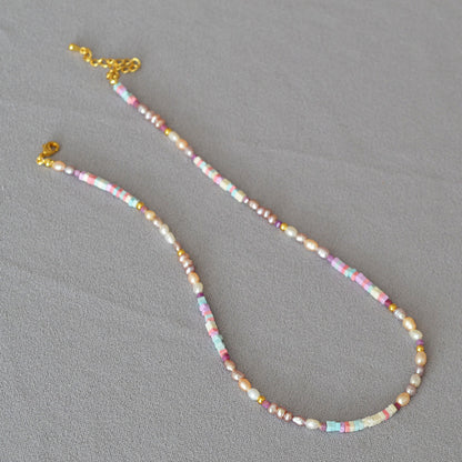 Delicate Artisan Pearl Necklace