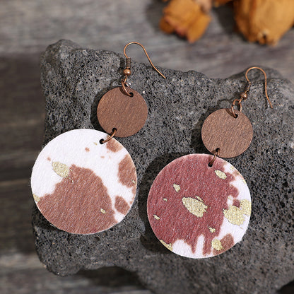 Delicate Artisan Gold Earring