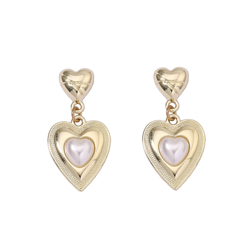 Vintage Handmade Gold Earring